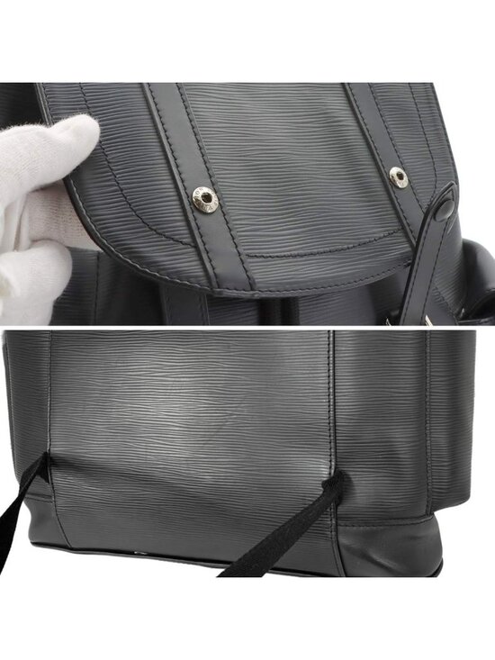 Louis Vuitton Epi Christopher PM Backpack Leather Noir main image 5
